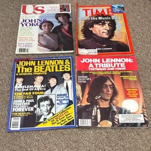 Vintage John Lennon Magazine Collection